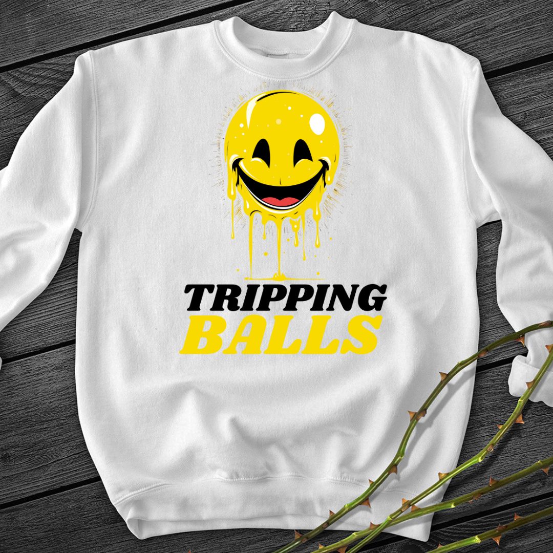 High Face Emoji Crewneck Sweatshirt