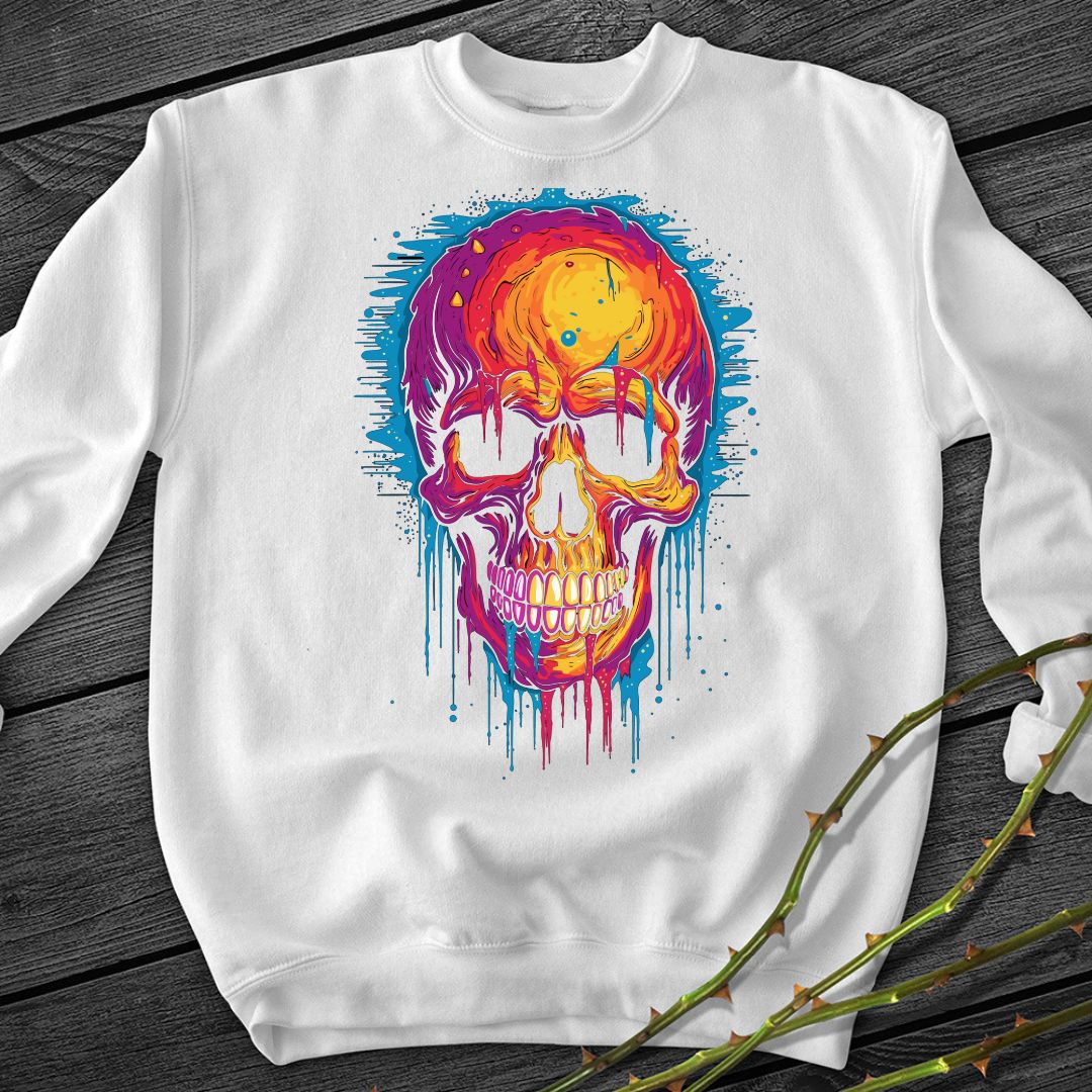 Rave Skull Crewneck Sweatshirt