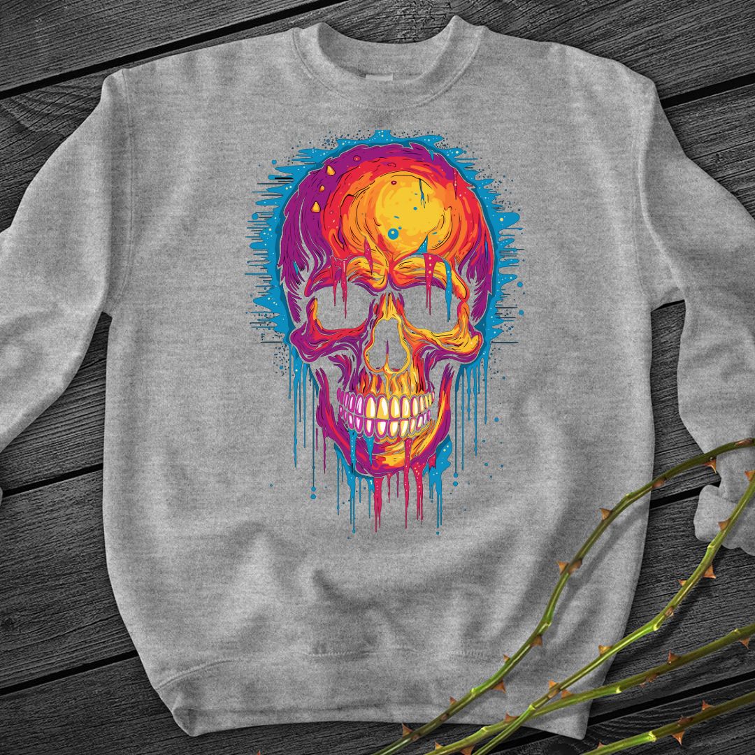 Rave Skull Crewneck Sweatshirt