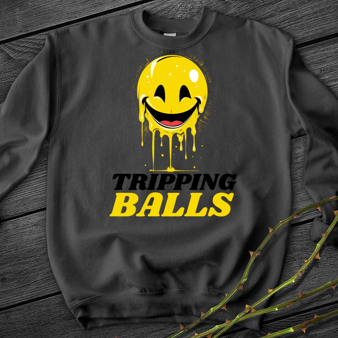 High Face Emoji Crewneck Sweatshirt