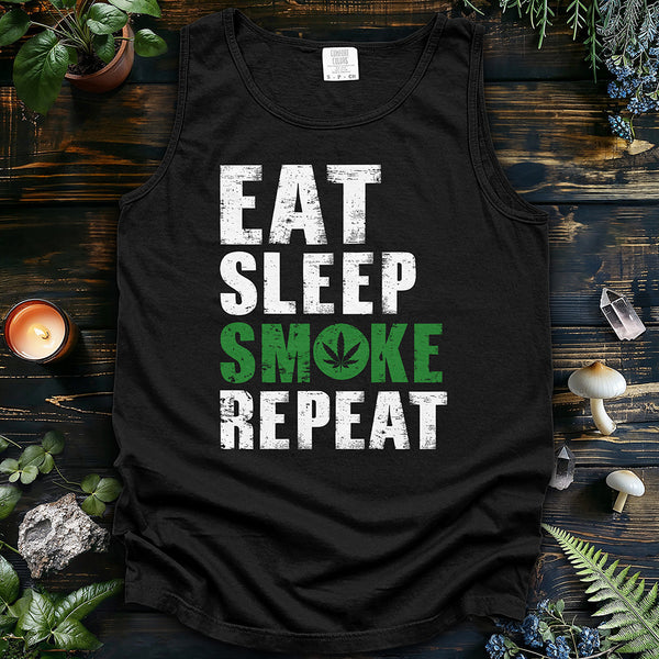 Eat Sleep Smoke Repeat Tank Top