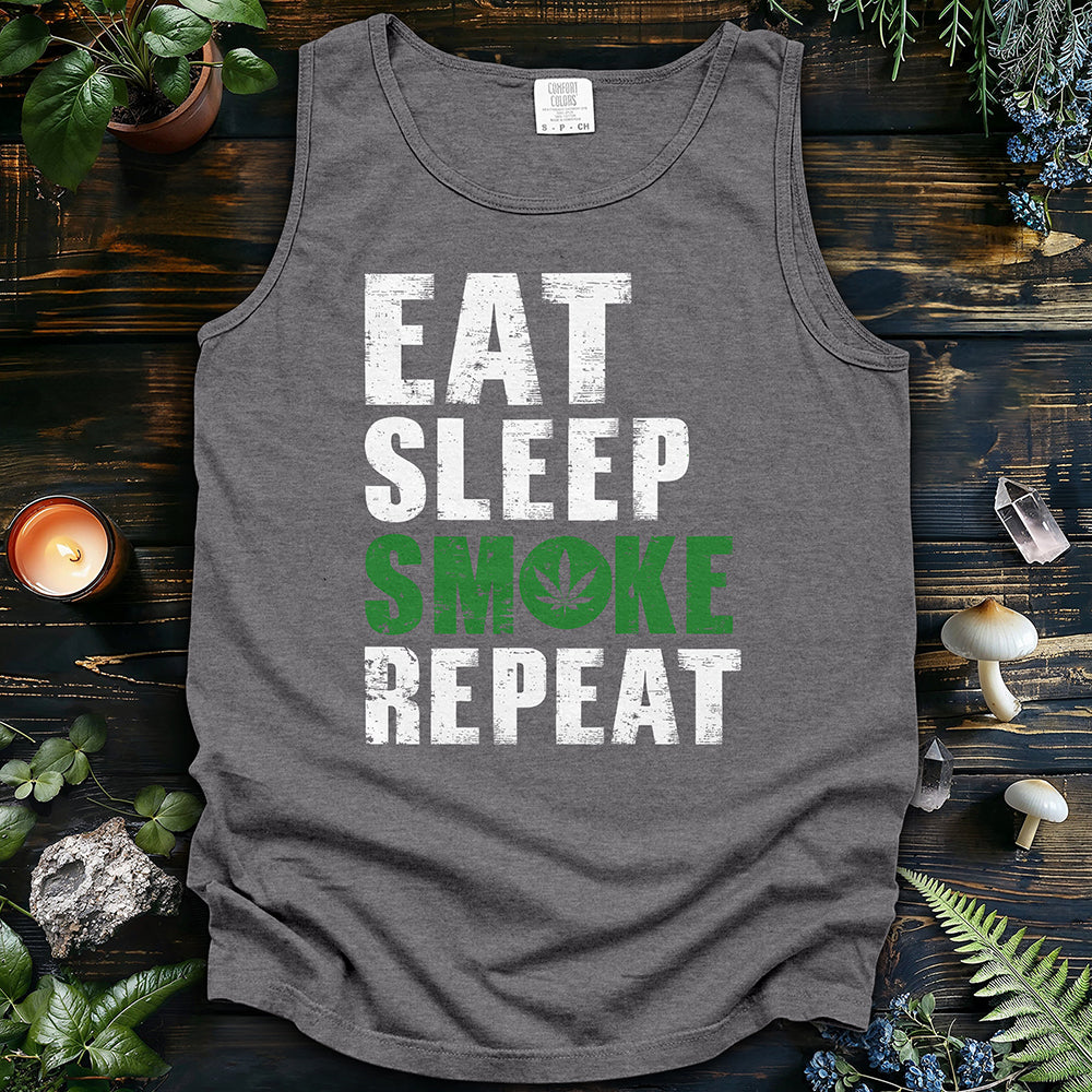 Eat Sleep Smoke Repeat Tank Top