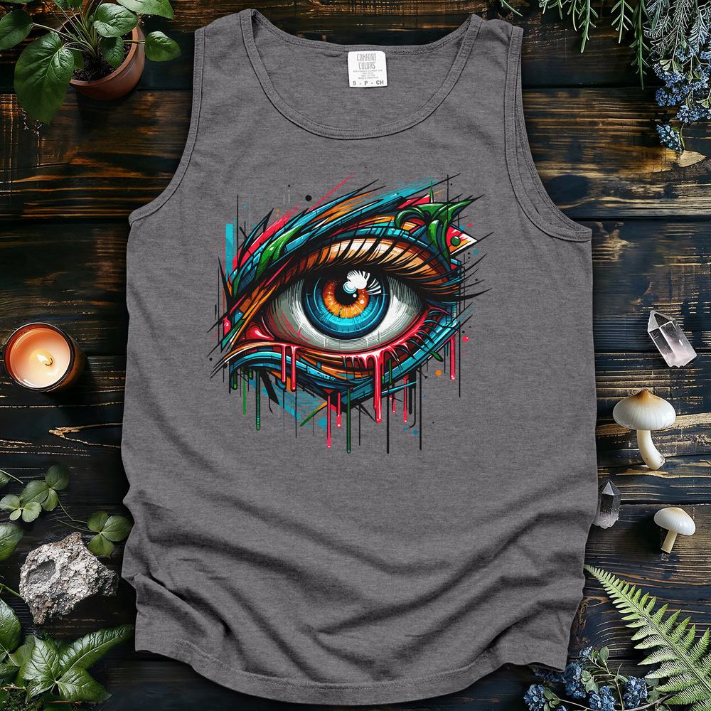 Graffiti Gaze Tank Top