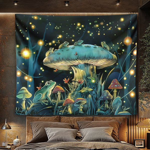 Moonglow Mushroom Tapestry