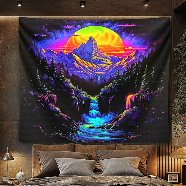 Mountain Mirage Tapestry