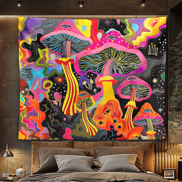 Mushroom Mirage Tapestry