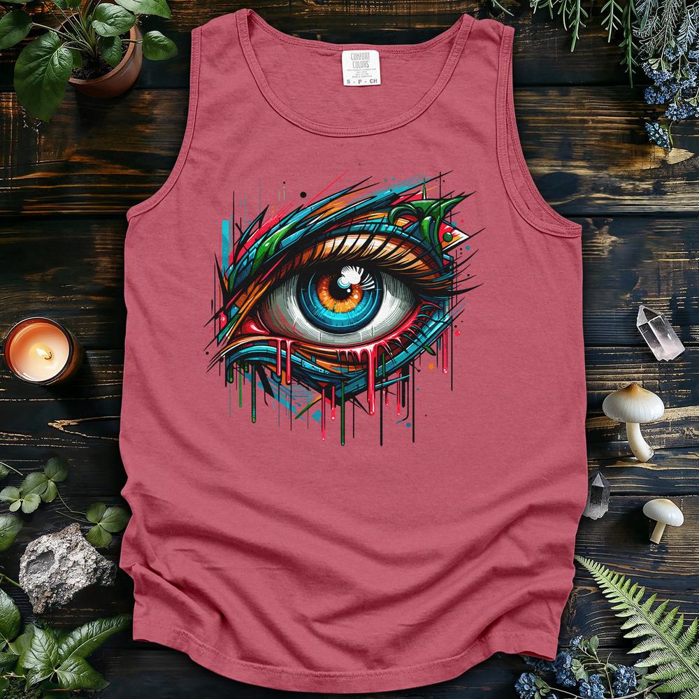 Graffiti Gaze Tank Top