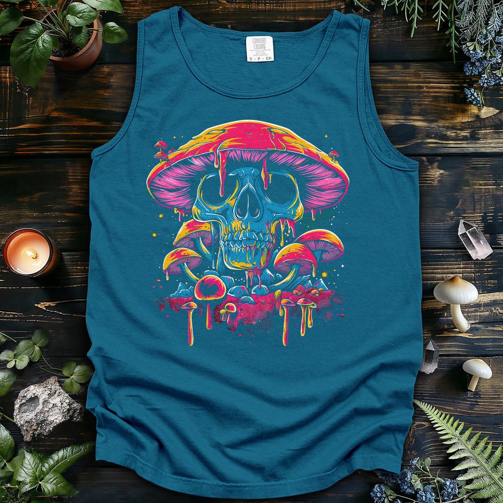Psychedelic Skullcap Tank Top