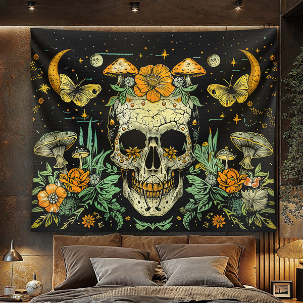 Skull Sanctuary Tapestry