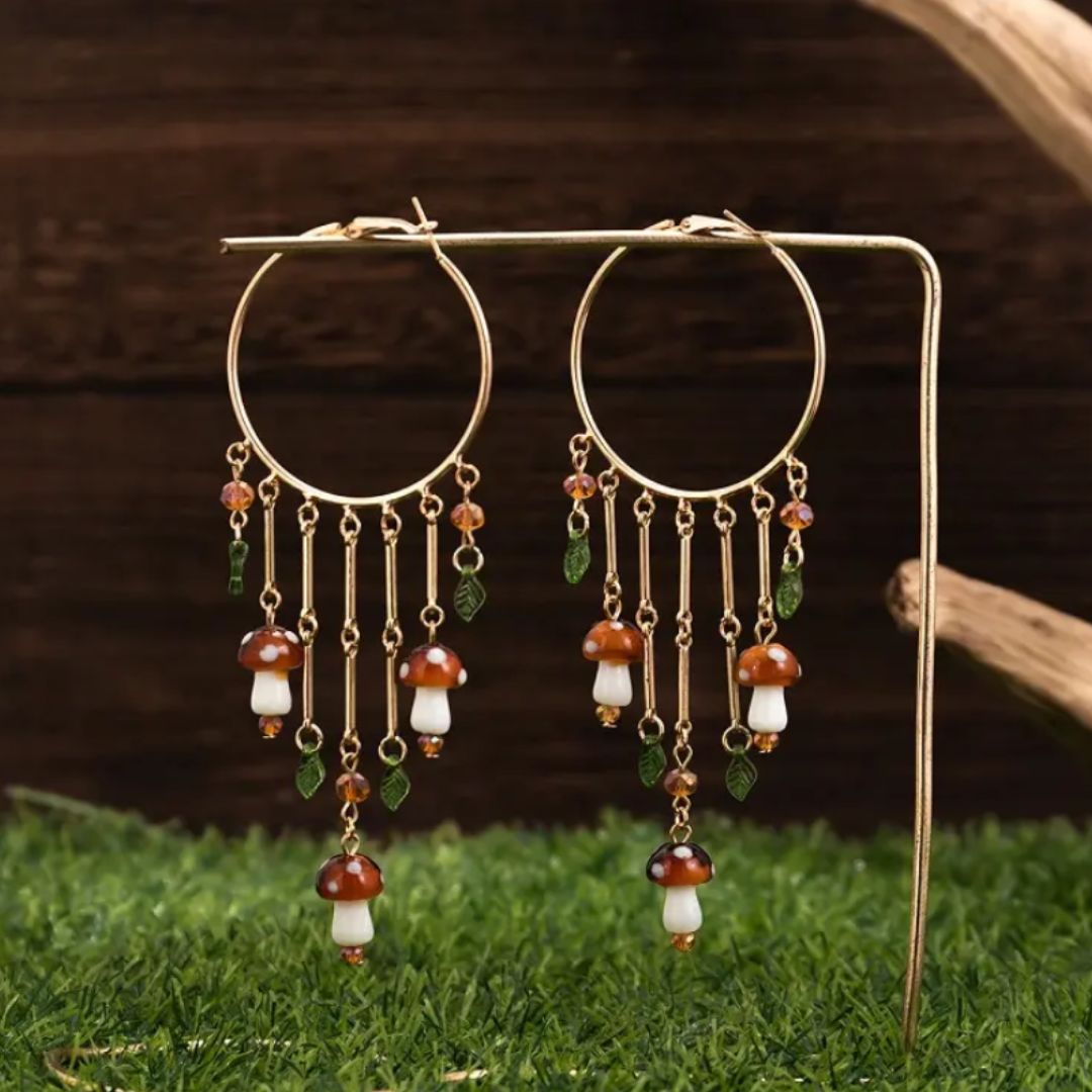 Mystic Mushroom Hoops