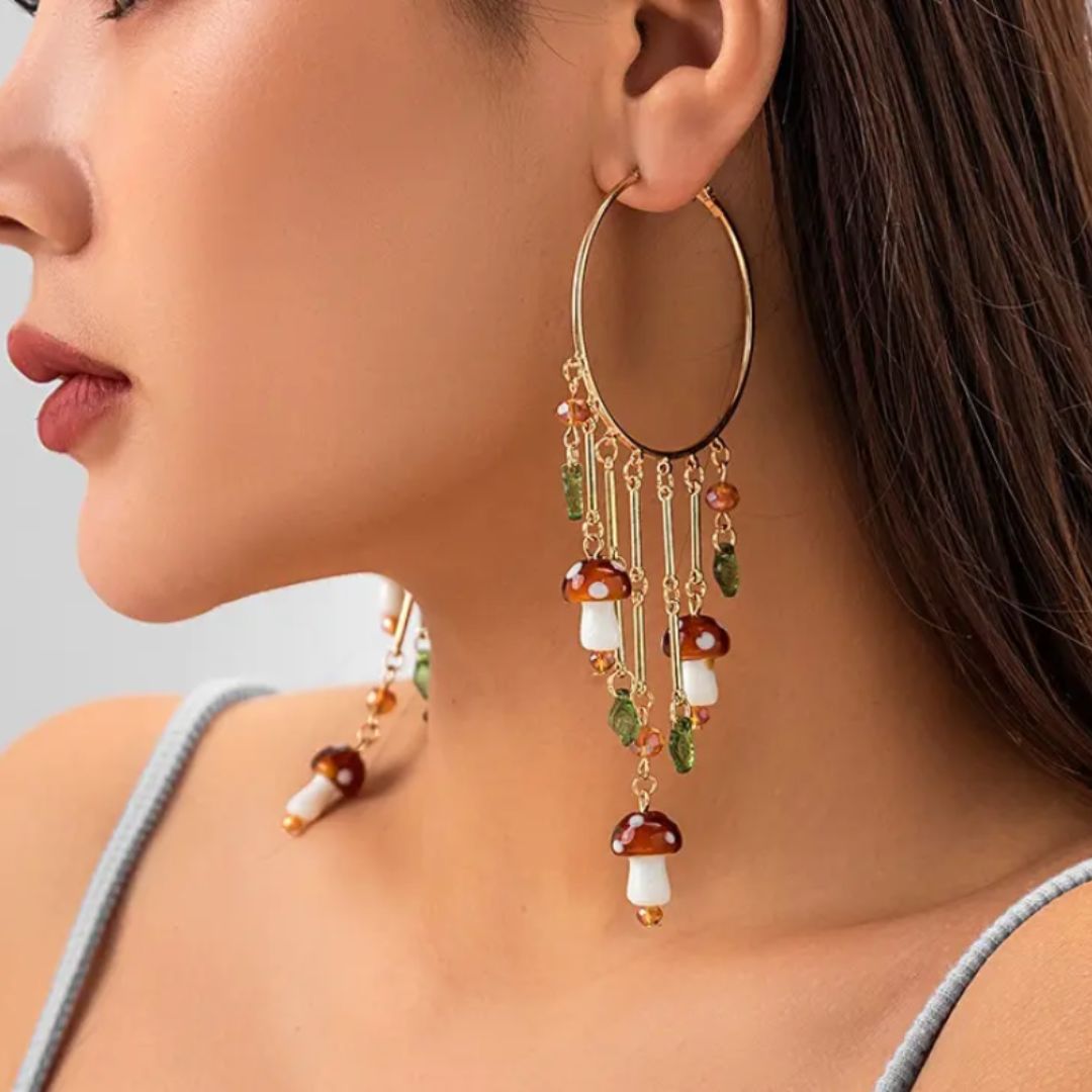 Mystic Mushroom Hoops