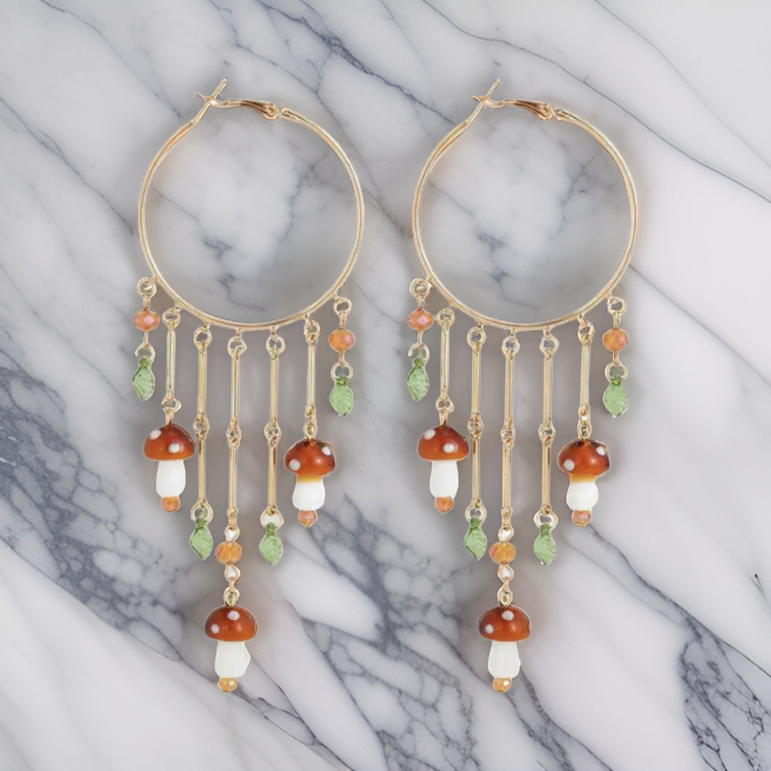 Mystic Mushroom Hoops