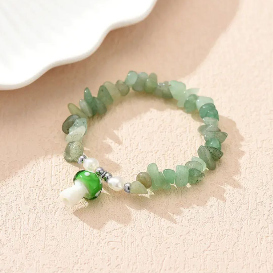 Enchanted Fungi Crystal Bracelet