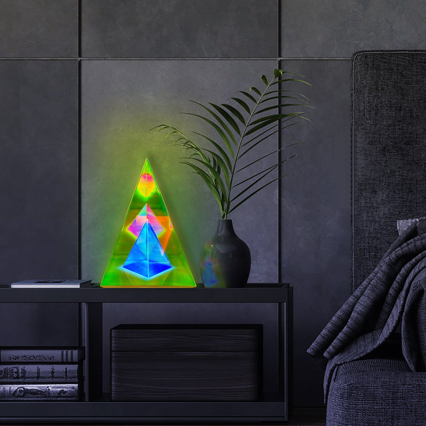 Trigon Acrylic Pyramid Lamp