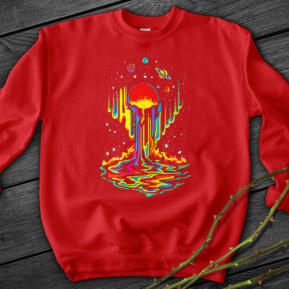 Melting Galaxy Crewneck Sweatshirt