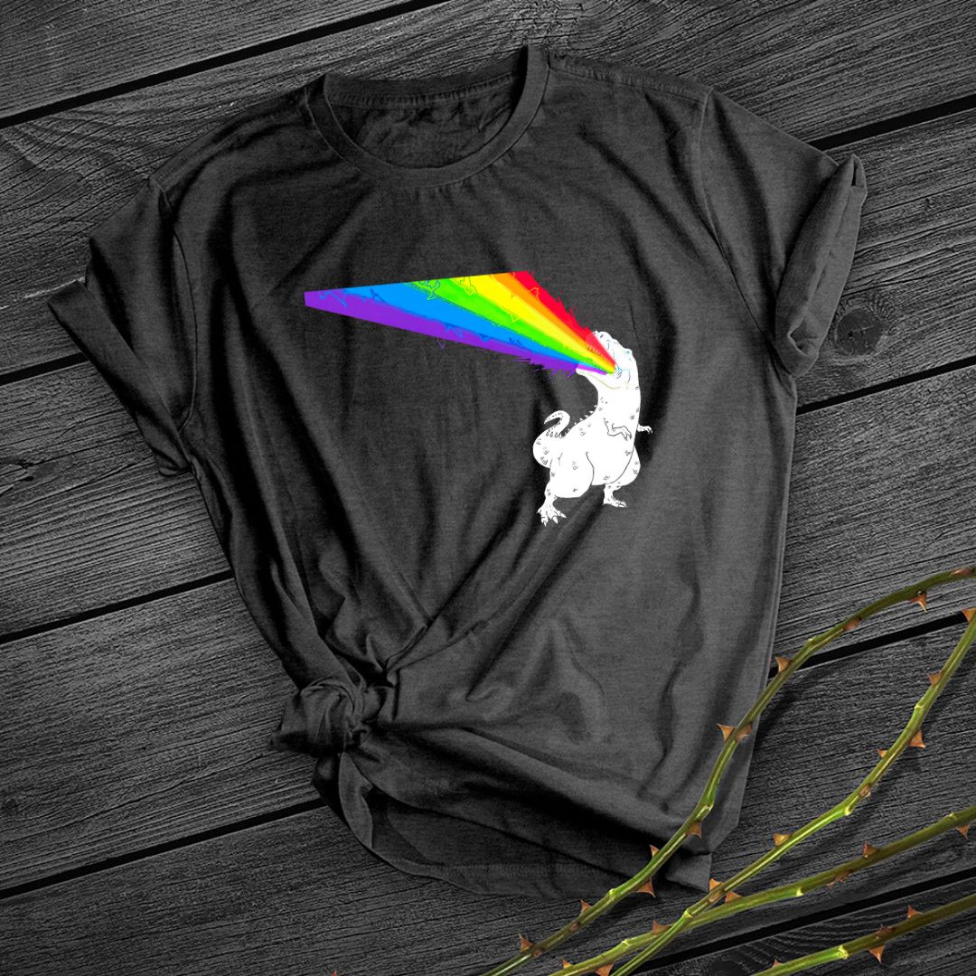 Rainbow Breathing Dino