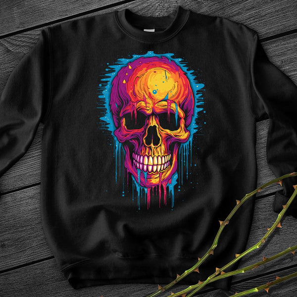 Rave Skull Crewneck Sweatshirt