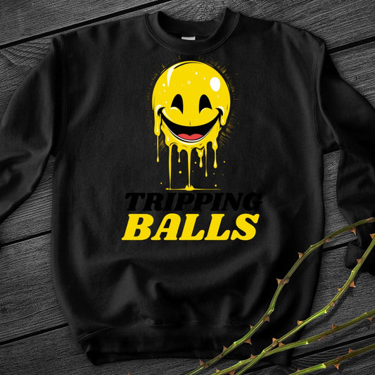 High Face Emoji Crewneck Sweatshirt