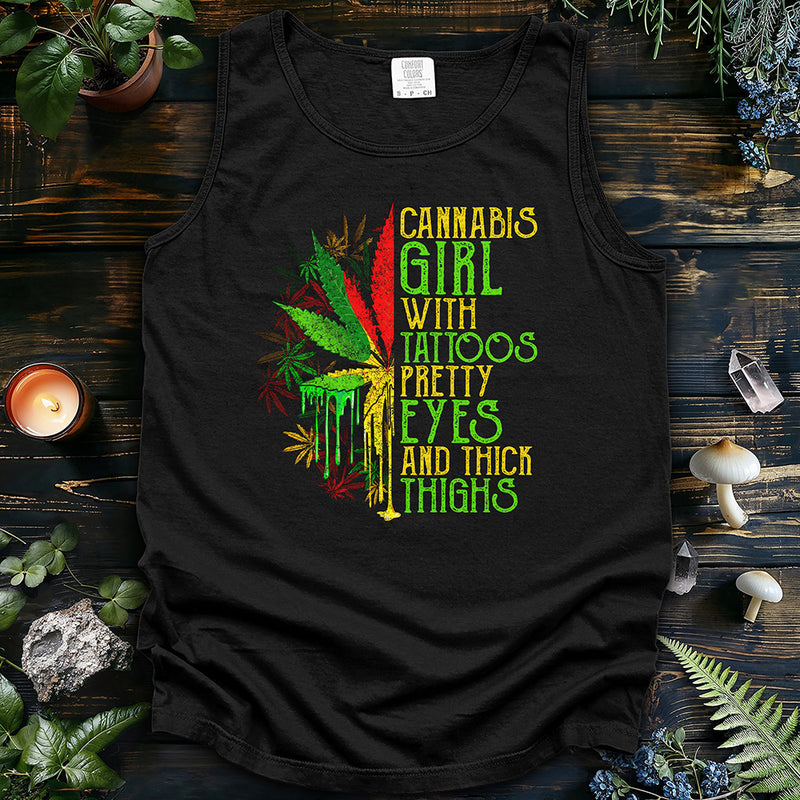 Cannabis Girl Tank Top