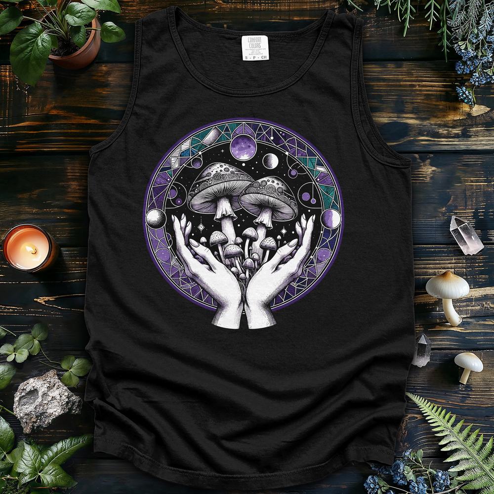 Mystic Mushroom Mandala Tank Top