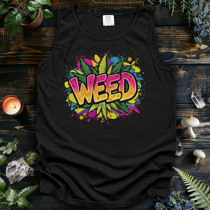 Weed Tag Tank Top