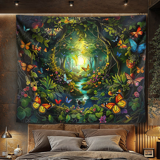 Butterfly Garden Tapestry