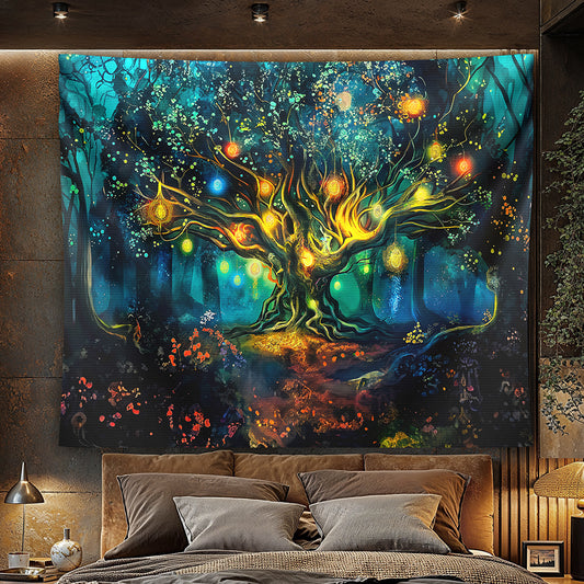 Enchanted Forest Tapestry