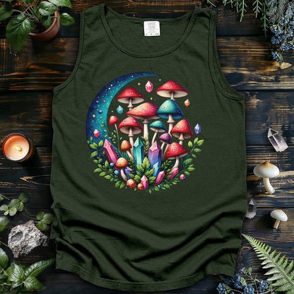 Moonlit Mushroom Magic Tank Top