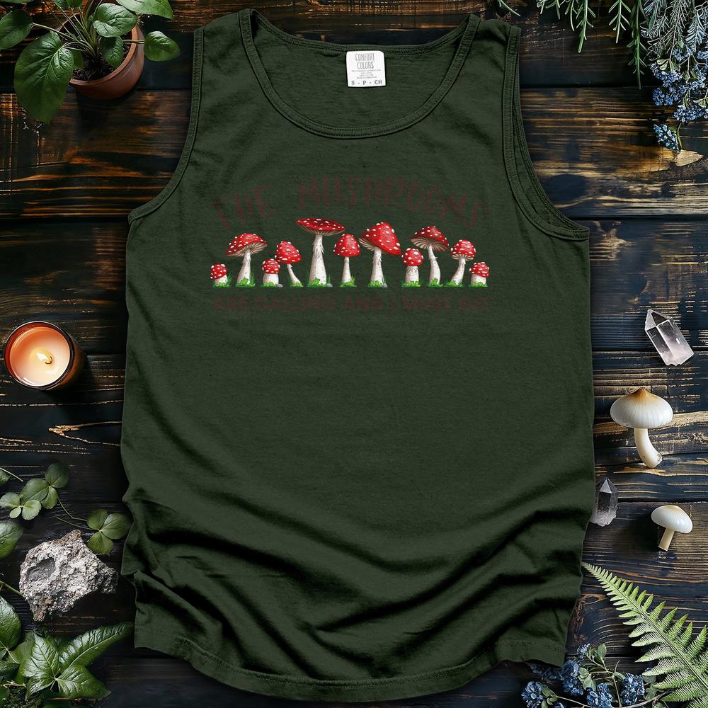 Mushrooms Are Calling Tank Top