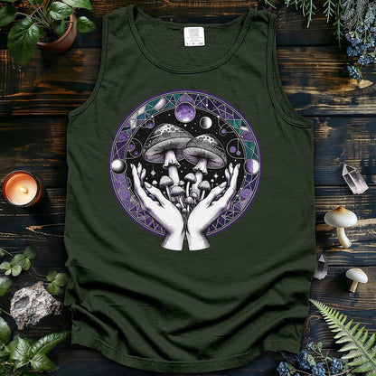 Mystic Mushroom Mandala Tank Top