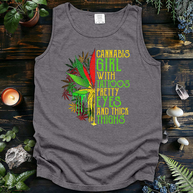 Cannabis Girl Tank Top