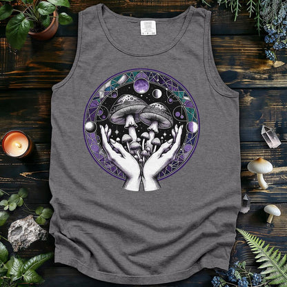 Mystic Mushroom Mandala Tank Top