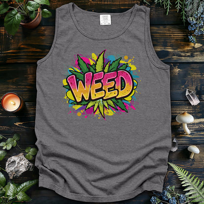 Weed Tag Tank Top