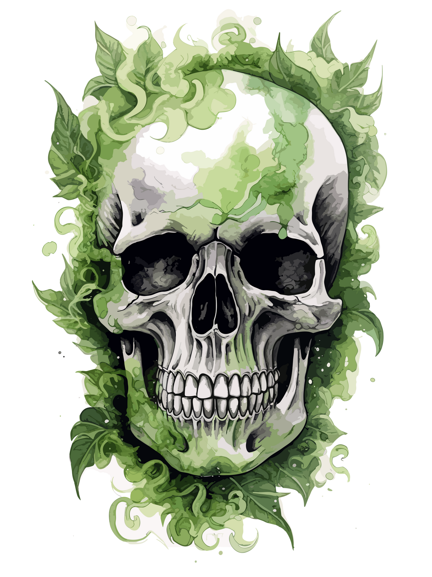 Leaf Skull