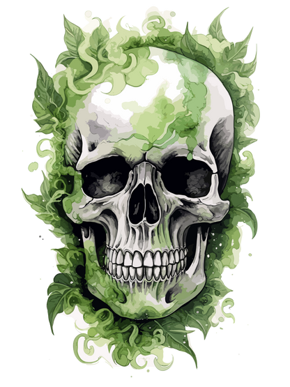 Leaf Skull