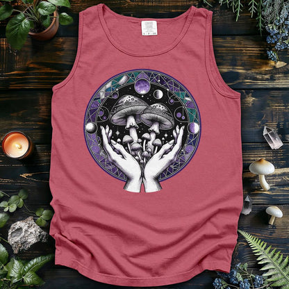 Mystic Mushroom Mandala Tank Top