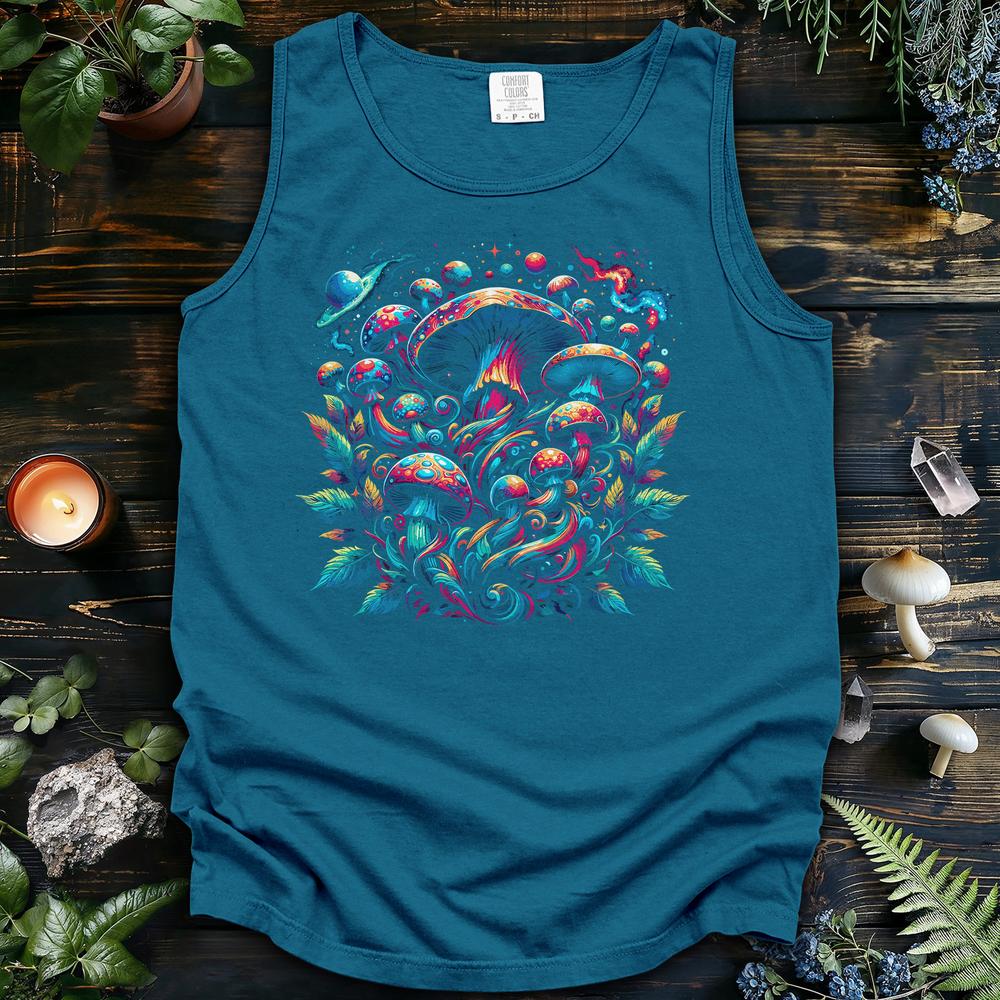 Nebula Forest Fungi Tank Top