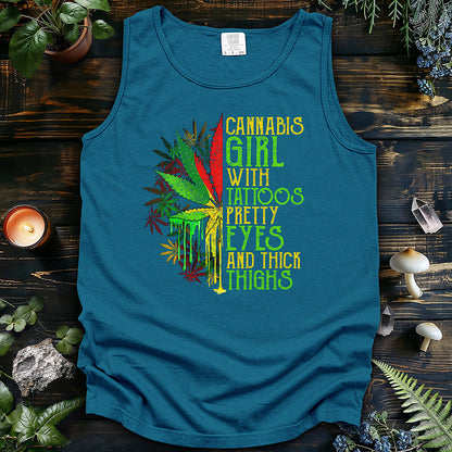 Cannabis Girl Tank Top
