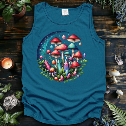 Moonlit Mushroom Magic Tank Top