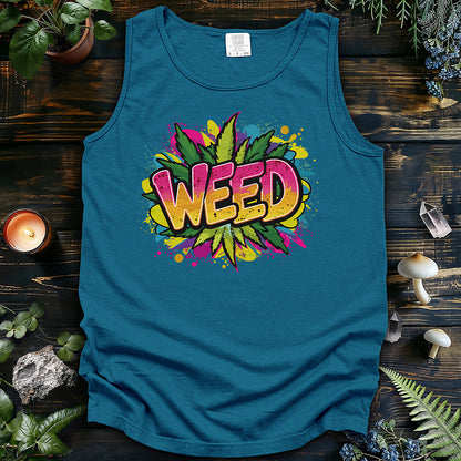 Weed Tag Tank Top