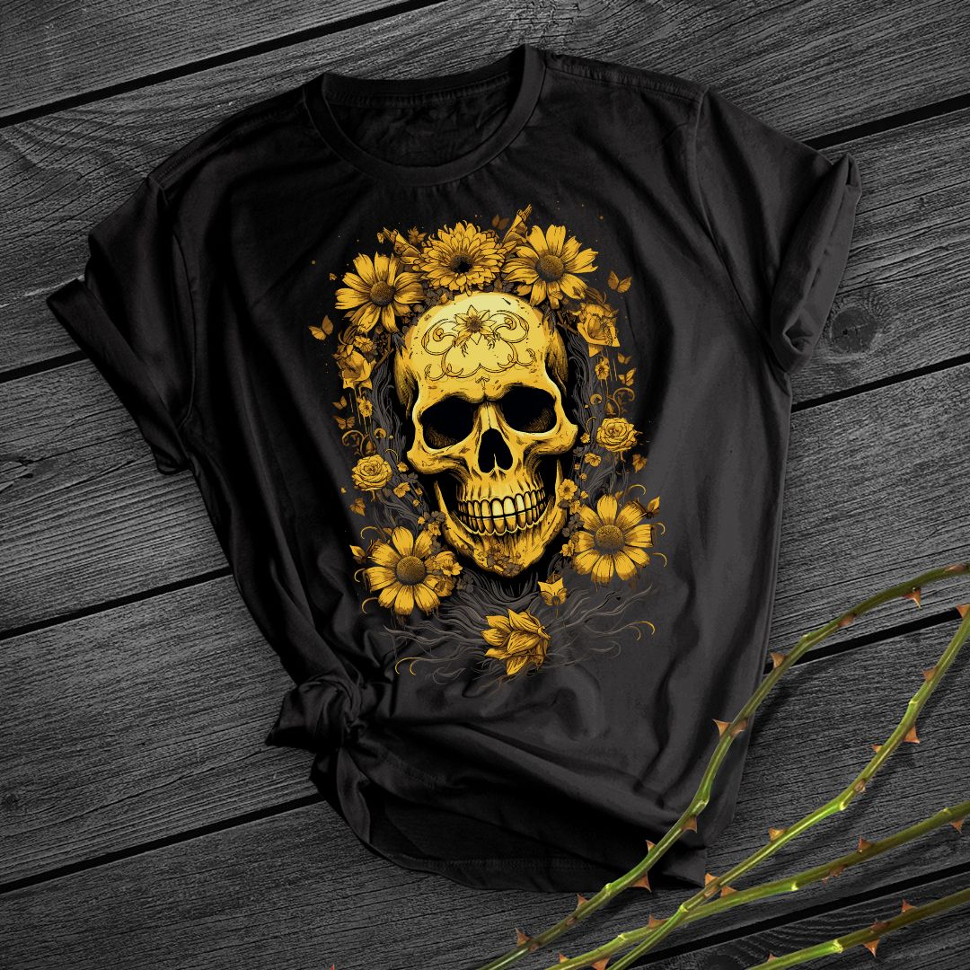 Sunflower Skull