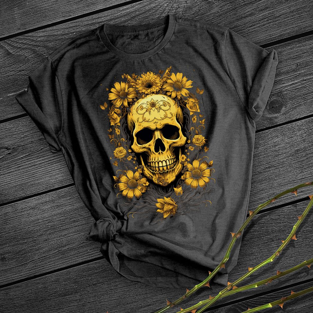 Sunflower Skull