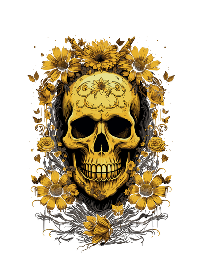 Sunflower Skull