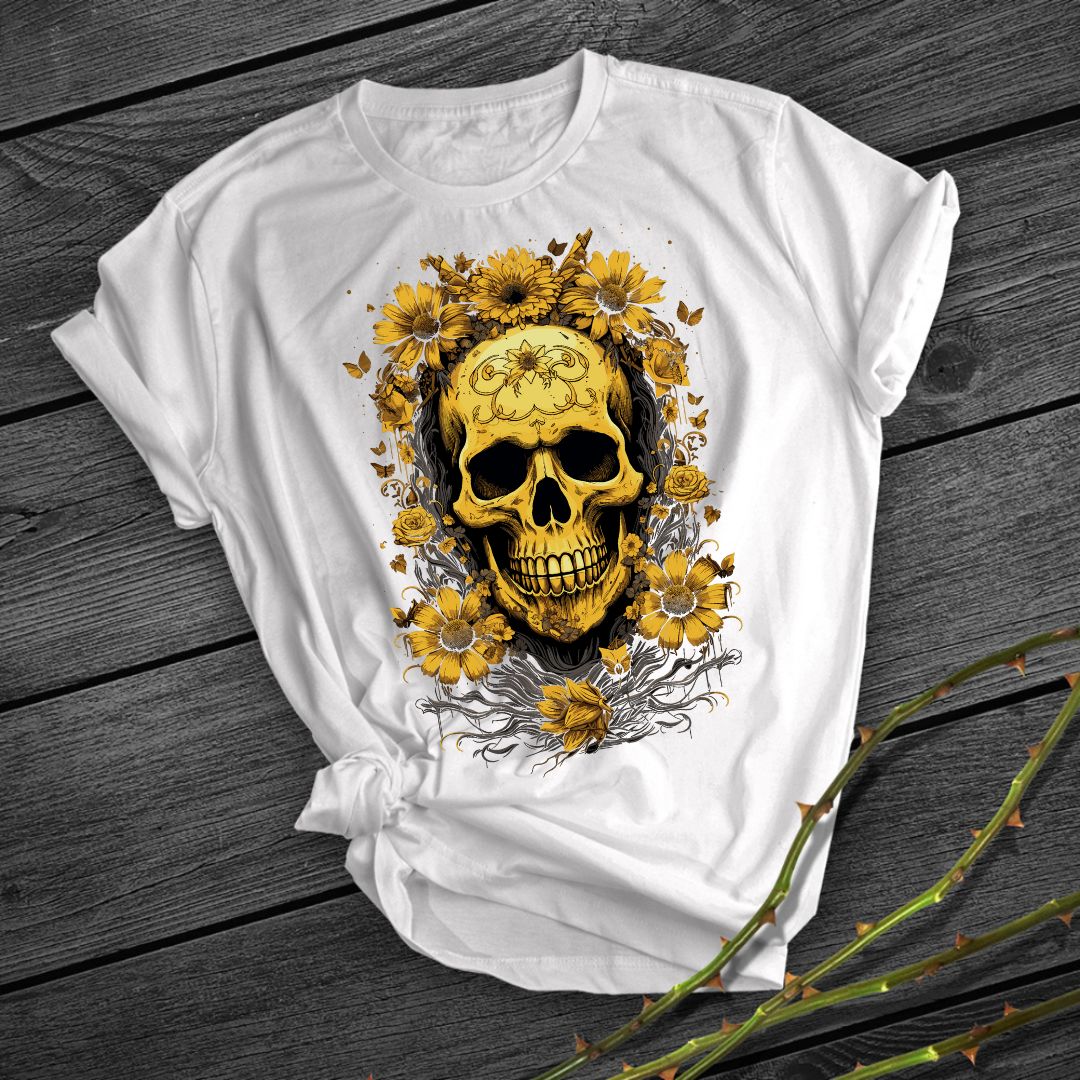 Sunflower Skull