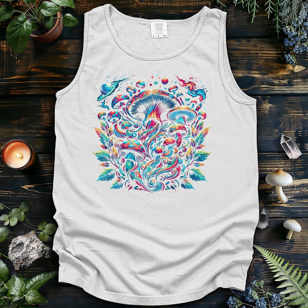 Nebula Forest Fungi Tank Top