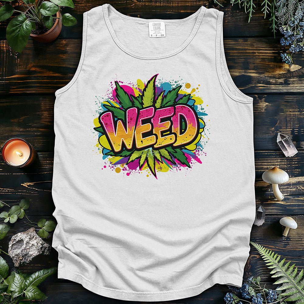 Weed Tag Tank Top