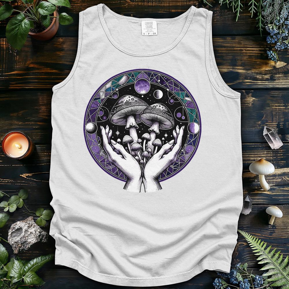 Mystic Mushroom Mandala Tank Top