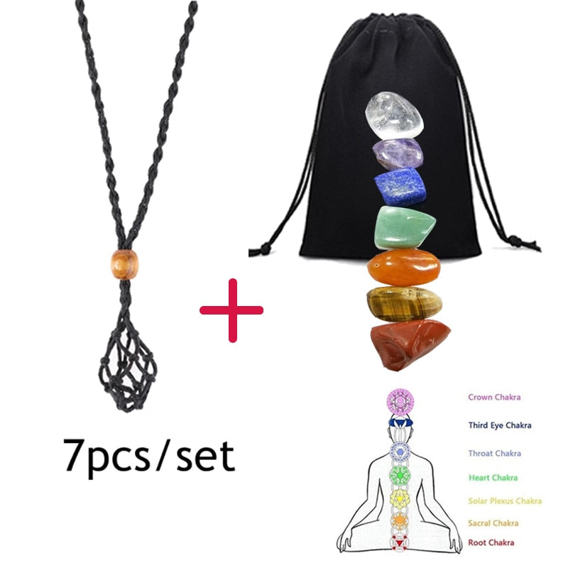 7 Chakra Necklace Set