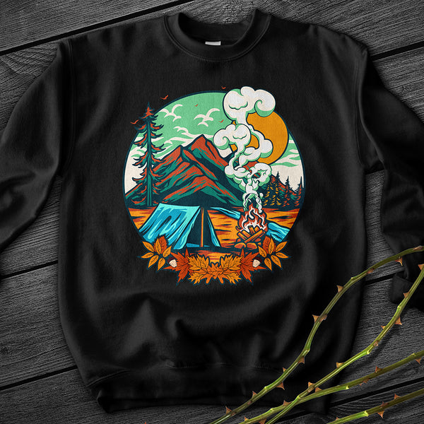 Mountain Camping Crewneck Sweatshirt
