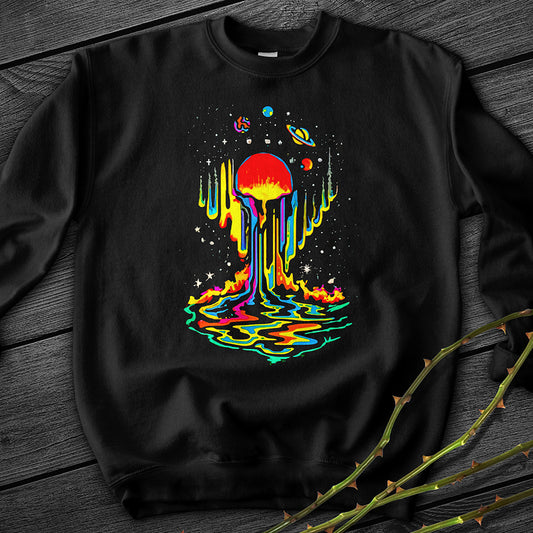 Melting Galaxy Crewneck Sweatshirt